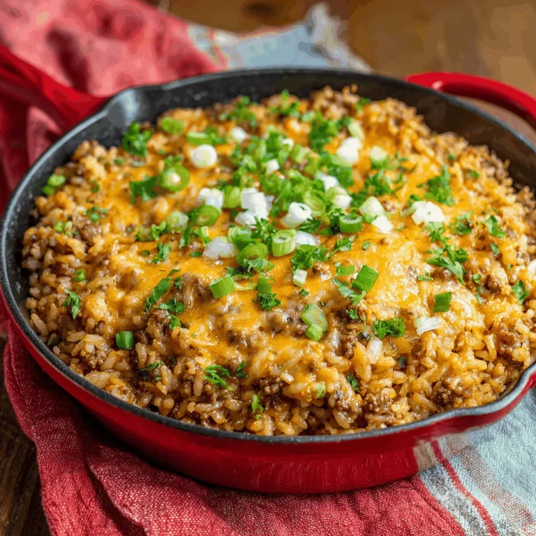 The Cheesy Hamburger Rice Casserole That Feels Like Home
