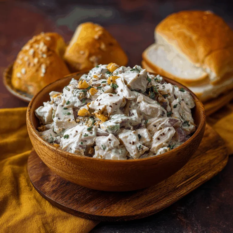 A delicious plate of Classic Chicken Salad