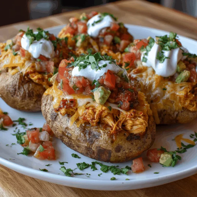A delicious plate of Whole30 Slow Cooker Salsa Chicken Stuffed Potatoes + More Slow Cooker Recipes