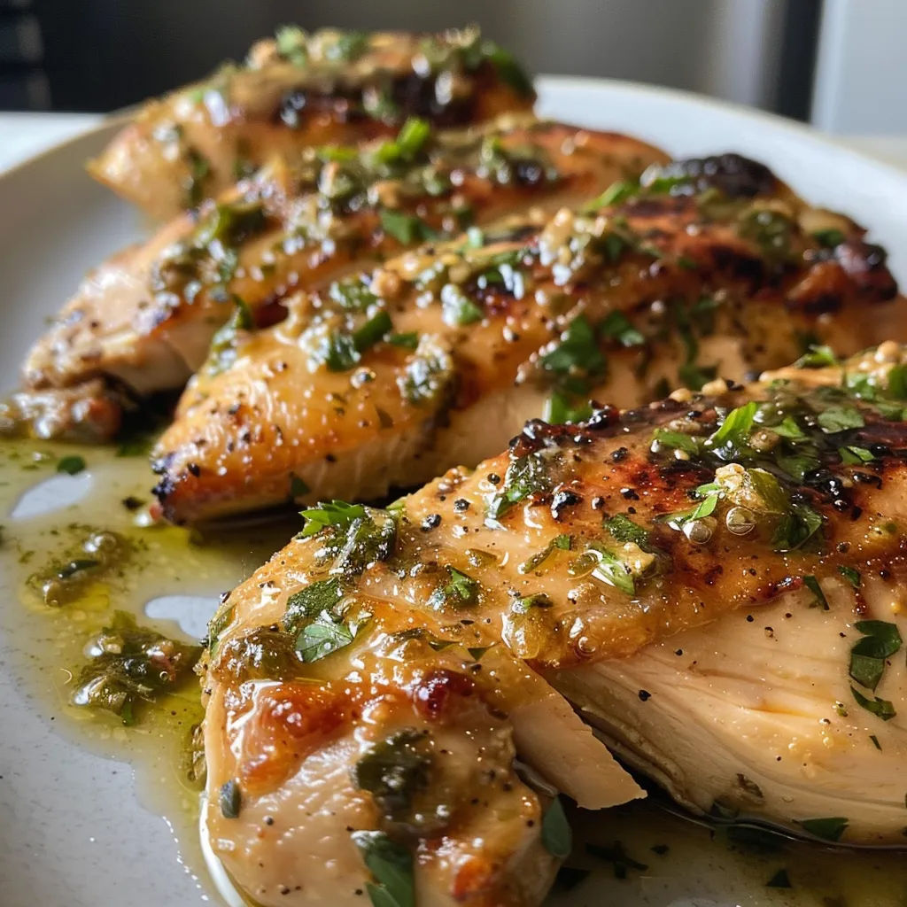 Delicious chicken recipe presented in a close-up view.