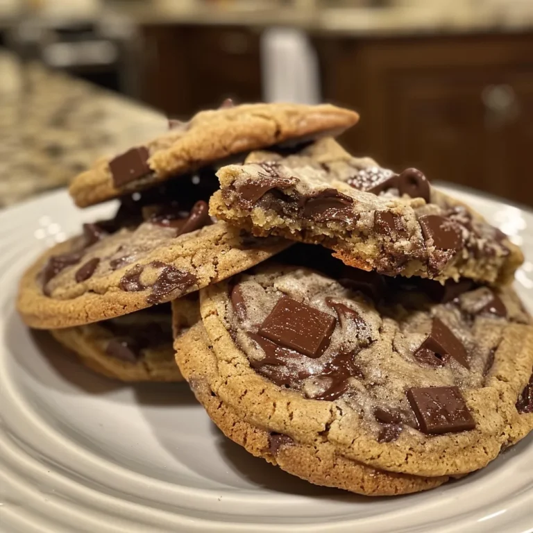 Close-up view of golden-brown gluten-free chocolate chip cookies.