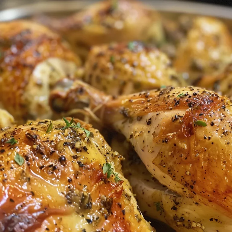 Juicy roast chicken with crispy skin, viewed from the side.