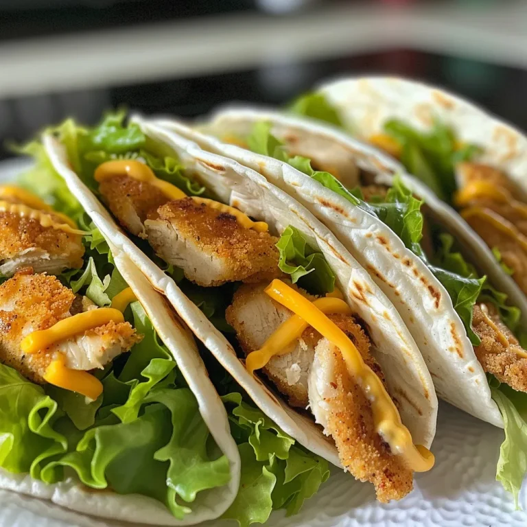 Close-up view of mini chicken wraps on a plate, showcasing layers of chicken, lettuce, and cheese.