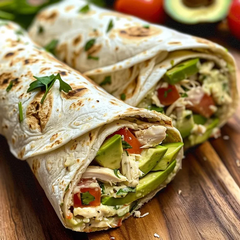 Wrap Up Your Family’s Love with Avocado Ranch Chicken Burrito Delights Close-up view of a delicious avocado ranch chicken burrito wrap with colorful fillings.