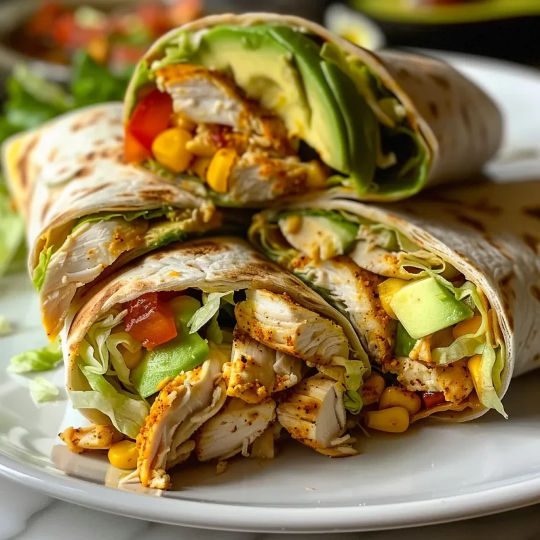 Burritos That Wrap Up Heartfelt Gatherings and Flavor A close-up view of a juicy Chicken Avocado Ranch Burrito with fresh ingredients.