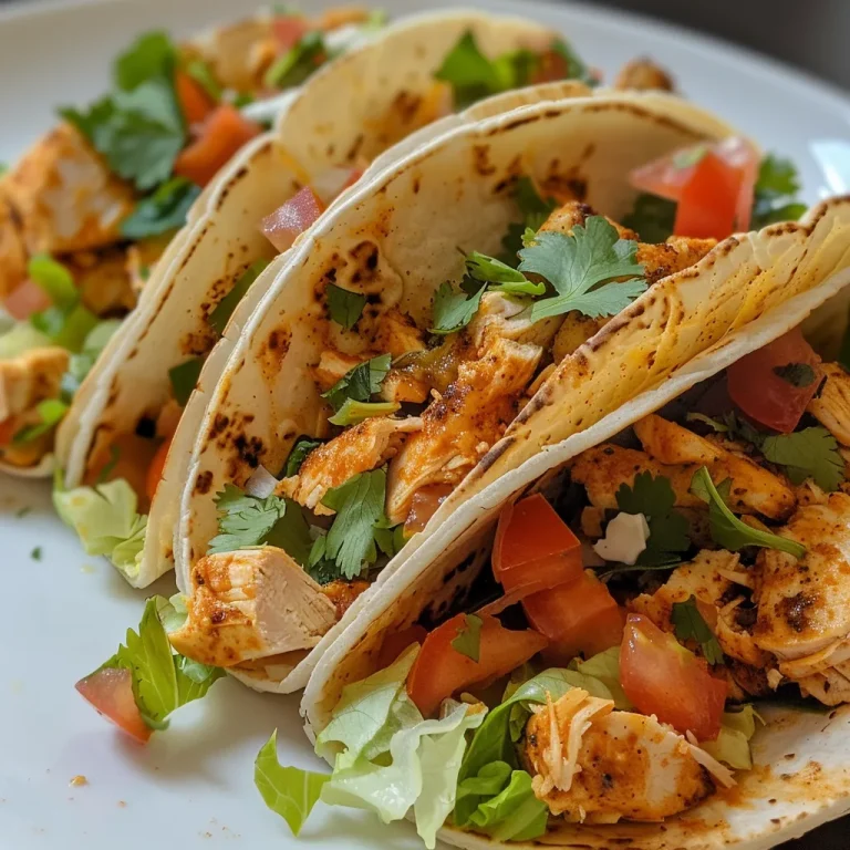A close-up view of crispy chipotle chicken tacos garnished with fresh cilantro.