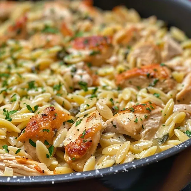Juicy chicken breast in creamy sauce, showcasing fresh dill and lemon zest.