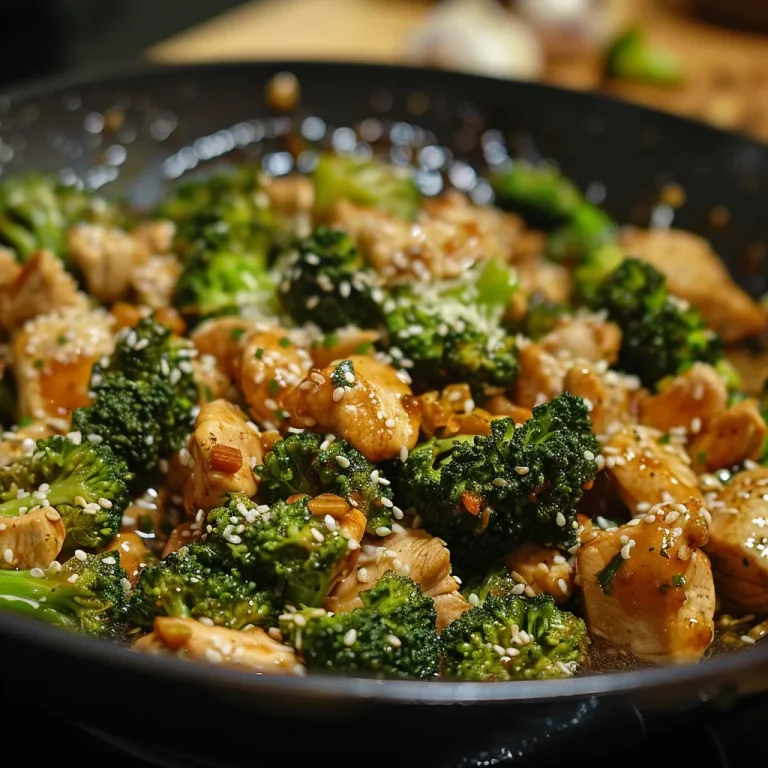 A Wholesome Chicken and Broccoli Stir Fry That Feels Like Home A vibrant close-up of Chicken and Broccoli Stir Fry in a bowl.