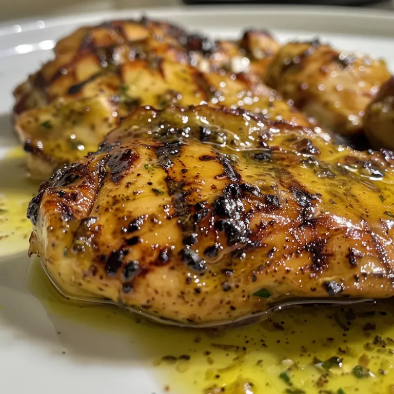 Juicy grilled chicken breast glazed with honey mustard.