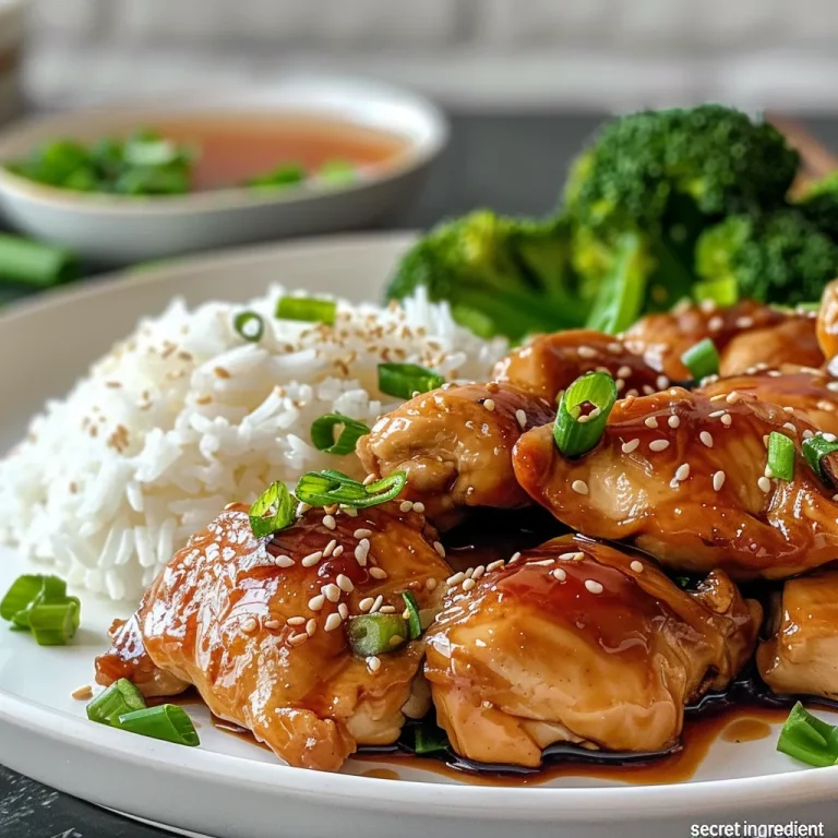 The Sweet and Savory Teriyaki Chicken That Brings Family Together Juicy teriyaki chicken pieces glistening with sauce on a white plate.