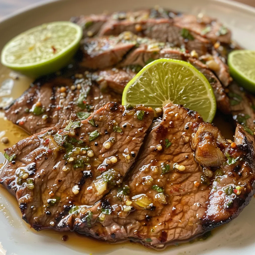 A colorful display of Zesty Chili Lime Marinade ingredients arranged attractively.