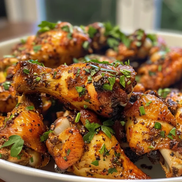 Close-up of crispy Cajun garlic chicken wings with a golden brown coating.