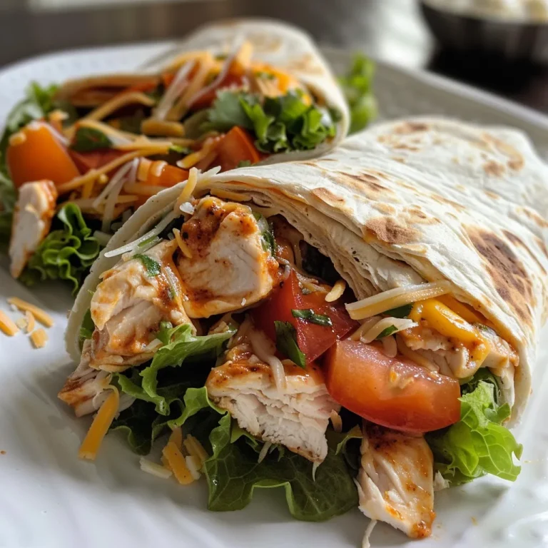 Close-up view of a Chipotle Chicken Wrap with vibrant colors.