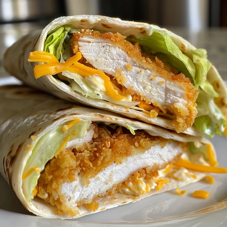 A close-up side view of a crispy chicken ranch snack wrap filled with lettuce and cheese.