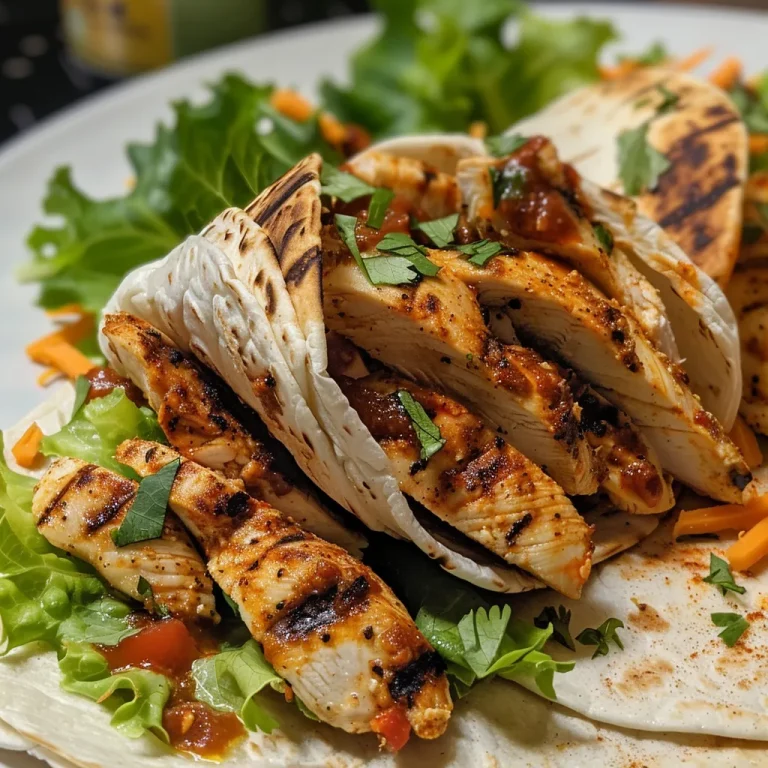 The Grilled Chicken Wraps That Bring Us All Back to Family Gatherings Close-up of a grilled chicken wrap filled with lettuce and cheddar cheese.
