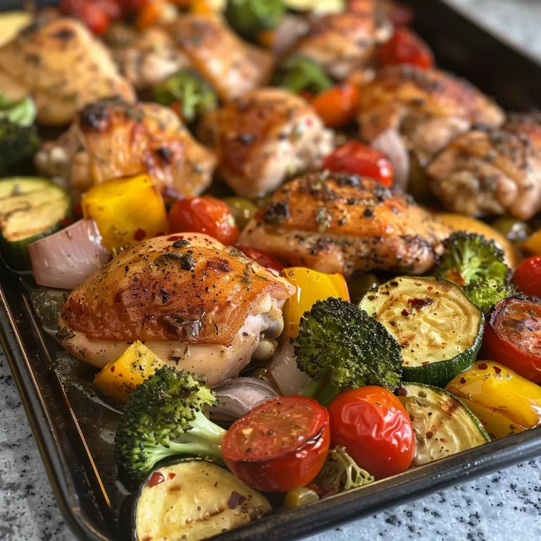 The One-Pan Wonder Healthy Roasted Chicken and Veggies Straight from the Heart Juicy roasted chicken breast with colorful bell peppers and broccoli.