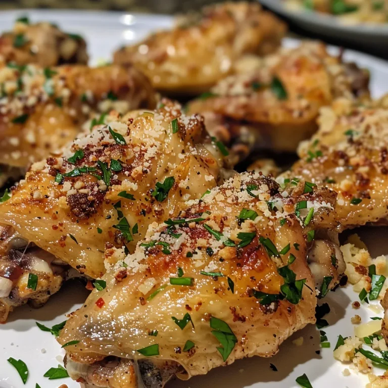 The Parmesan Chicken Wings That Bring Friends Together Juicy Parmesan chicken wings with a golden crispy coating.