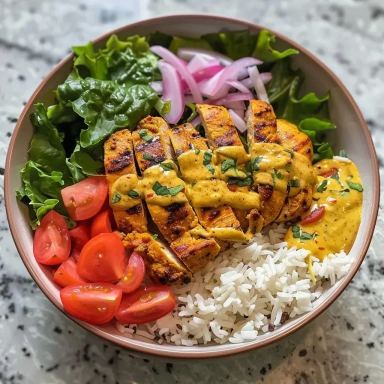 ['Close-up view of a colorful curry chicken bowl featuring chicken, rice, and fresh vegetables.', 'Side view of a delicious curry chicken bowl showcasing chicken, tomatoes, and lettuce.', 'Juicy curry chicken bowl captured in detail, with vibrant ingredients arranged attractively.', 'Close-up of a flavorful curry chicken bowl with tender chicken and fresh toppings.']