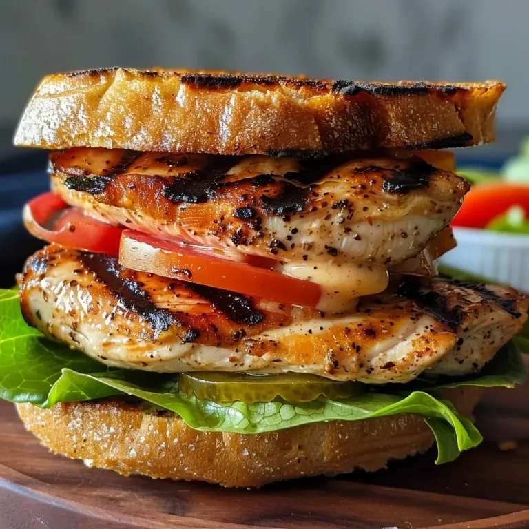 ['A close-up side view of a juicy grilled chicken sandwich, highlighting fresh lettuce and tomato.', 'A delicious grilled chicken sandwich with a toasted bun, filled with lettuce and tomato, captured from a side angle.', 'A side view of a succulent grilled chicken sandwich, showcasing mayo, lettuce, and tomato peeking out from a toasted bun.', 'A mouth-watering grilled chicken sandwich seen from the side, featuring crisp lettuce, juicy tomato, and creamy mayo.']