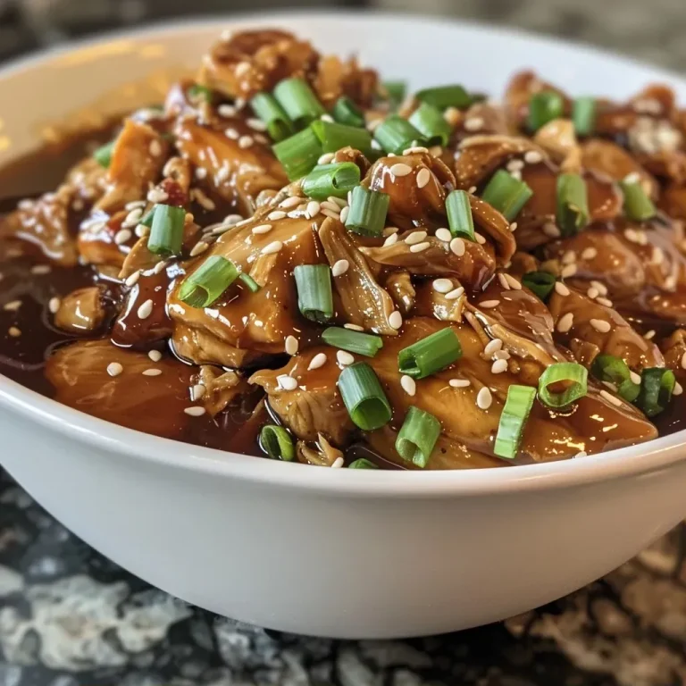 ['Close-up view of Honey Sriracha Chicken pieces garnished with green onions and sesame seeds.', 'Juicy cubes of Honey Sriracha Chicken with a glossy sauce, showcasing vibrant colors.', 'Side view of succulent Honey Sriracha Chicken, highlighting its glistening texture and garnishes.', 'Deliciously coated Honey Sriracha Chicken pieces in a bowl, sprinkled with sesame seeds and green onions.']