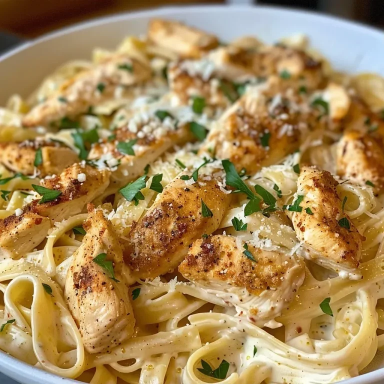 ['Close-up view of a bowl filled with creamy Cajun Chicken Alfredo, showcasing juicy chicken and fresh parsley.', 'Side view of a plate of Cajun Chicken Alfredo, highlighting tender chicken, fettuccine, and a rich creamy sauce.', 'Juicy Cajun Chicken Alfredo in a bowl, garnished with parsley, displaying fettuccine and melted parmesan.', 'Close-up of Alfredo pasta featuring Cajun-spiced chicken, creamy sauce, and a sprinkle of fresh herbs.']
