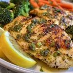 ['Close-up view of juicy Lemon Herb Chicken, Parmesan Broccoli, and Honey-Glazed Carrots.', 'Side view of a plated Lemon Herb Chicken dish with broccoli and carrots, showcasing vibrant colors.', 'Delicious Lemon Herb Chicken garnished with lemon slices, served with broccoli and caramelized carrots.', 'Appetizing close-up of chicken, broccoli sprinkled with parmesan, and glossy honey-glazed carrots.']