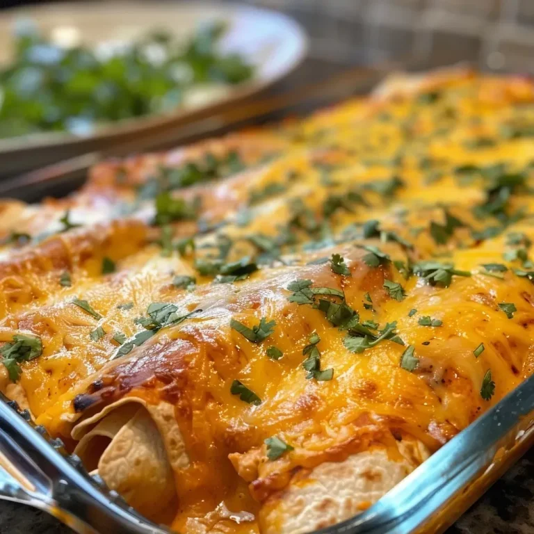 ['Close-up view of shredded chicken enchiladas topped with sour cream sauce and cheese.', 'Side angle shot of enchiladas filled with shredded chicken and garnished with green chiles.', 'Delicious shredded chicken enchiladas, drizzled with creamy sour cream sauce and melted cheese.', 'A tempting plate of shredded chicken enchiladas, revealing tender chicken and a smooth white sauce.']