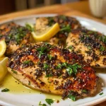 ["Close-up view of juicy Za'atar chicken served with grain-free orzo and herbed tahini.", "Side angle shot of a plate featuring Za'atar chicken with a portion of grain-free orzo and a tahini sauce.", "Detailed view of beautifully cooked Za'atar chicken garnished with herbs, beside grain-free orzo and tahini dressing.", "Appetizing close-up of Za'atar chicken and grain-free orzo drizzled with herbed tahini."]